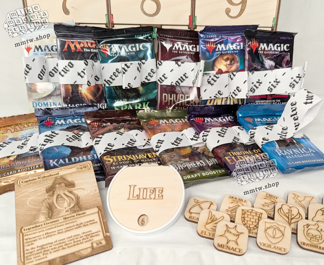 Magic: The Gathering 24-Day Advent Calendar 24 Days of Magic, Wonder, and Joy - The perfect gift for the nerd in your life! | MakerPlace by Michaels Magic: The Gathering 24-Day Advent Calendar 24 Days of Magic, Wonder, and Joy - The perfect gift for the nerd in your life! | MakerPlace by Michaels